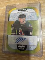 Janis Moser EHC Biel NHL Hockey Card signiert 