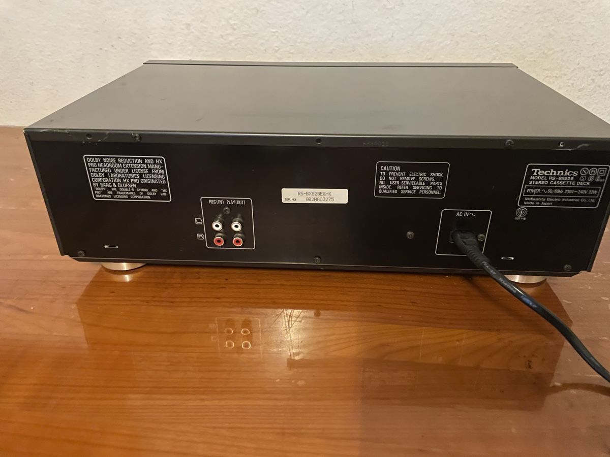 Technics Lettore multimediale & Streamer: Technics RS-BX828 High End 3 HEAD Kassettendeck – Usato da Zürich venduto da semi16 5