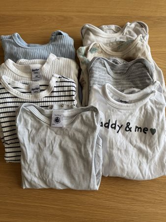 8 Stück Langarmbody 74-80