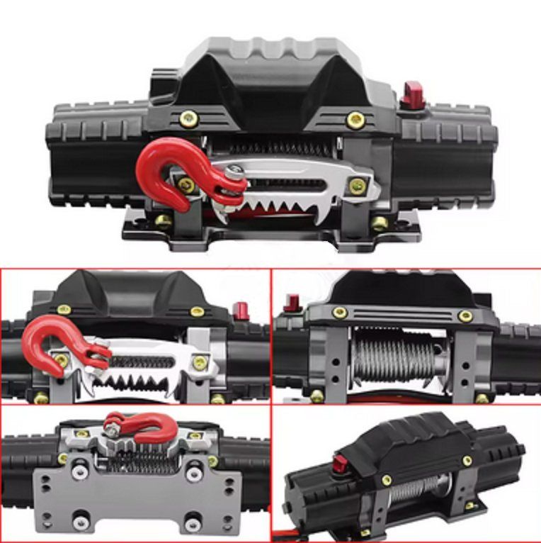 Modellismo RC: Doppelmotor Seilwinde 1/10 mit Stahldrahtseil 1m – Nuovo (secondo la descrizione) da Nussbaumen AG venduto da randy55 6