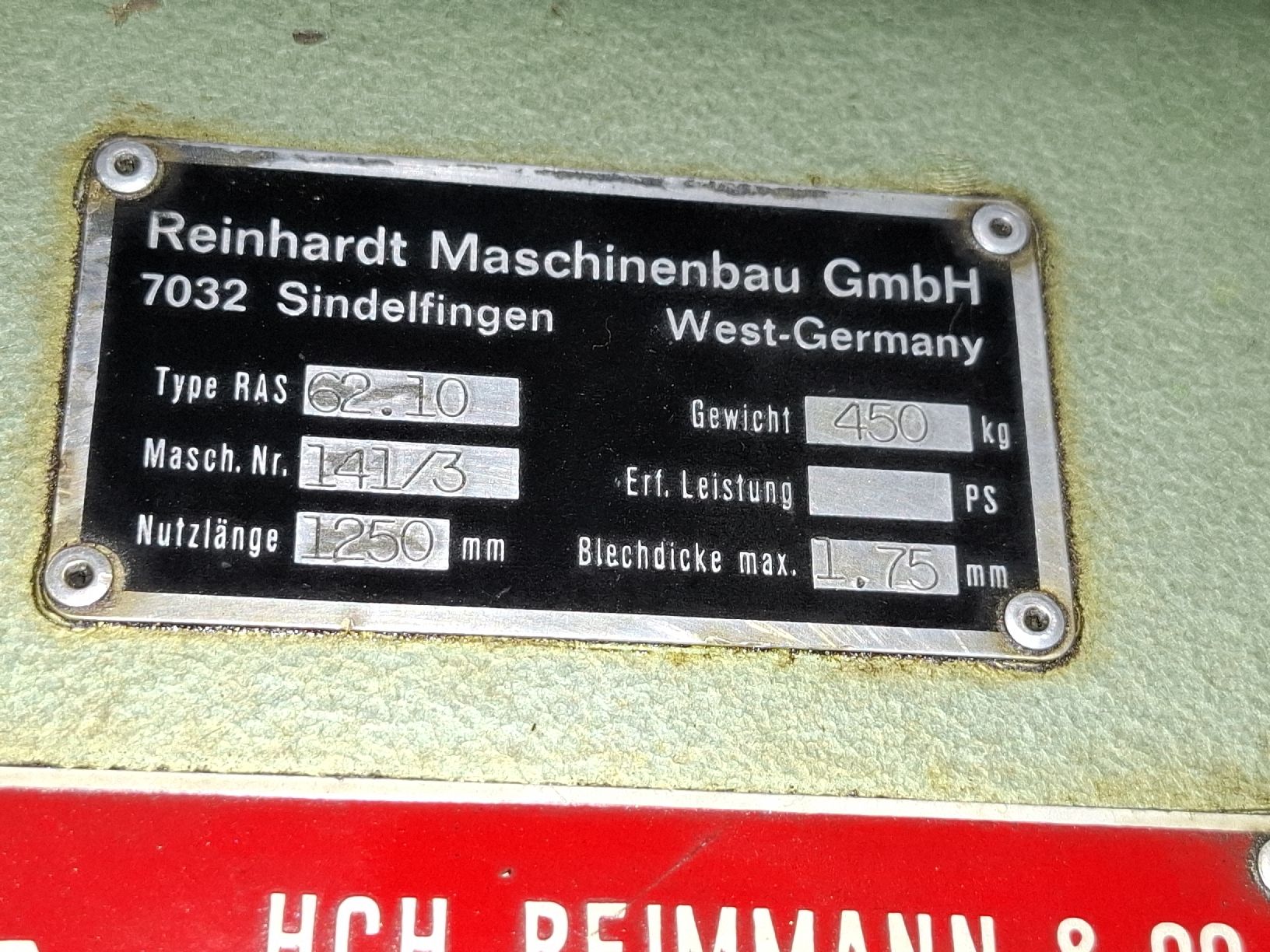 Tutte le macchine: Blechbiegemaschine, Abkantmaschine RAS – Usato da Wetzikon ZH venduto da Psy-Zu 2