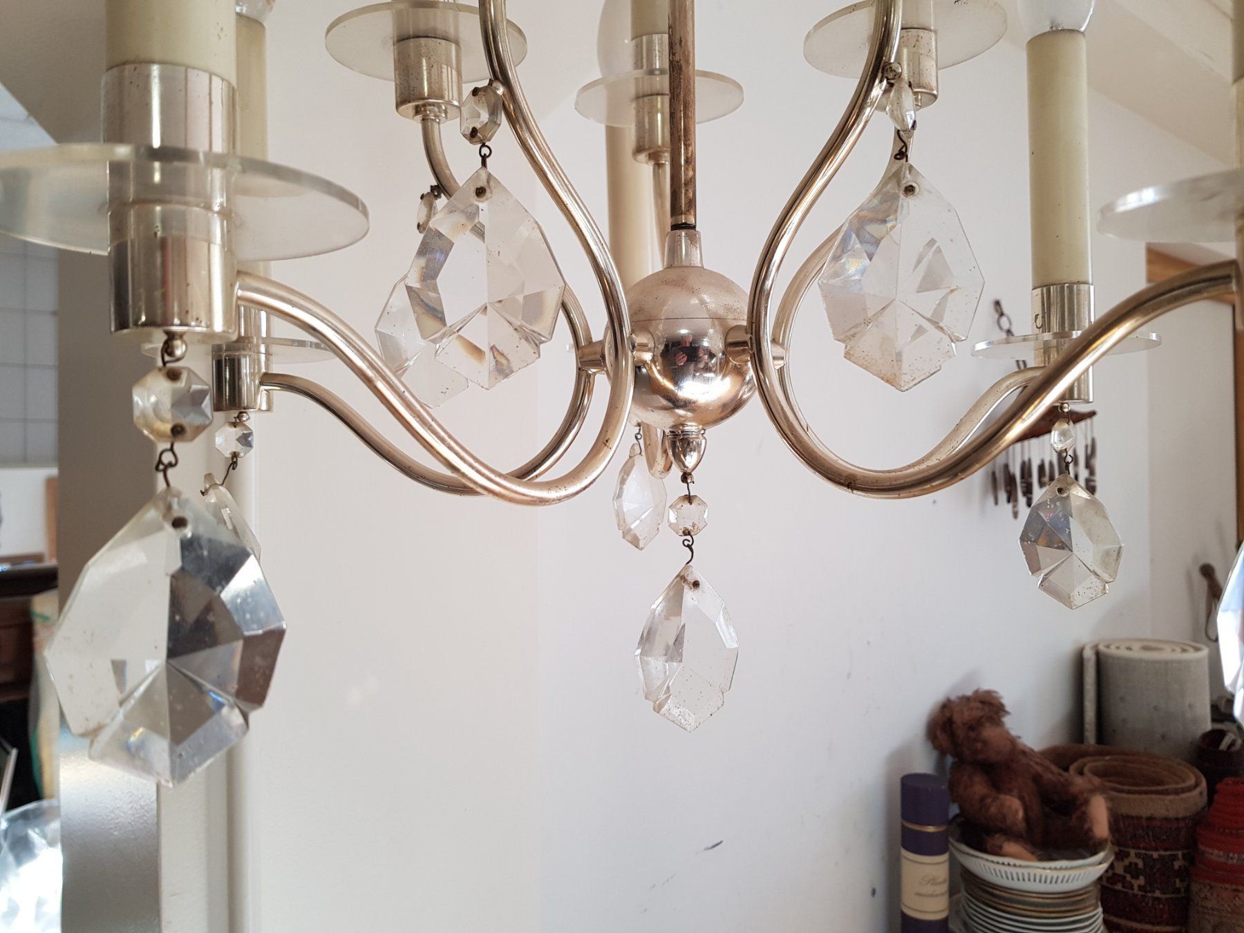 Kronleuchter & Deckenlampen: Lampe Leuchter Kronleuchter, 5 armig Design, Deckenleuchte – Gebraucht aus Walterswil BE von Lonitti 5