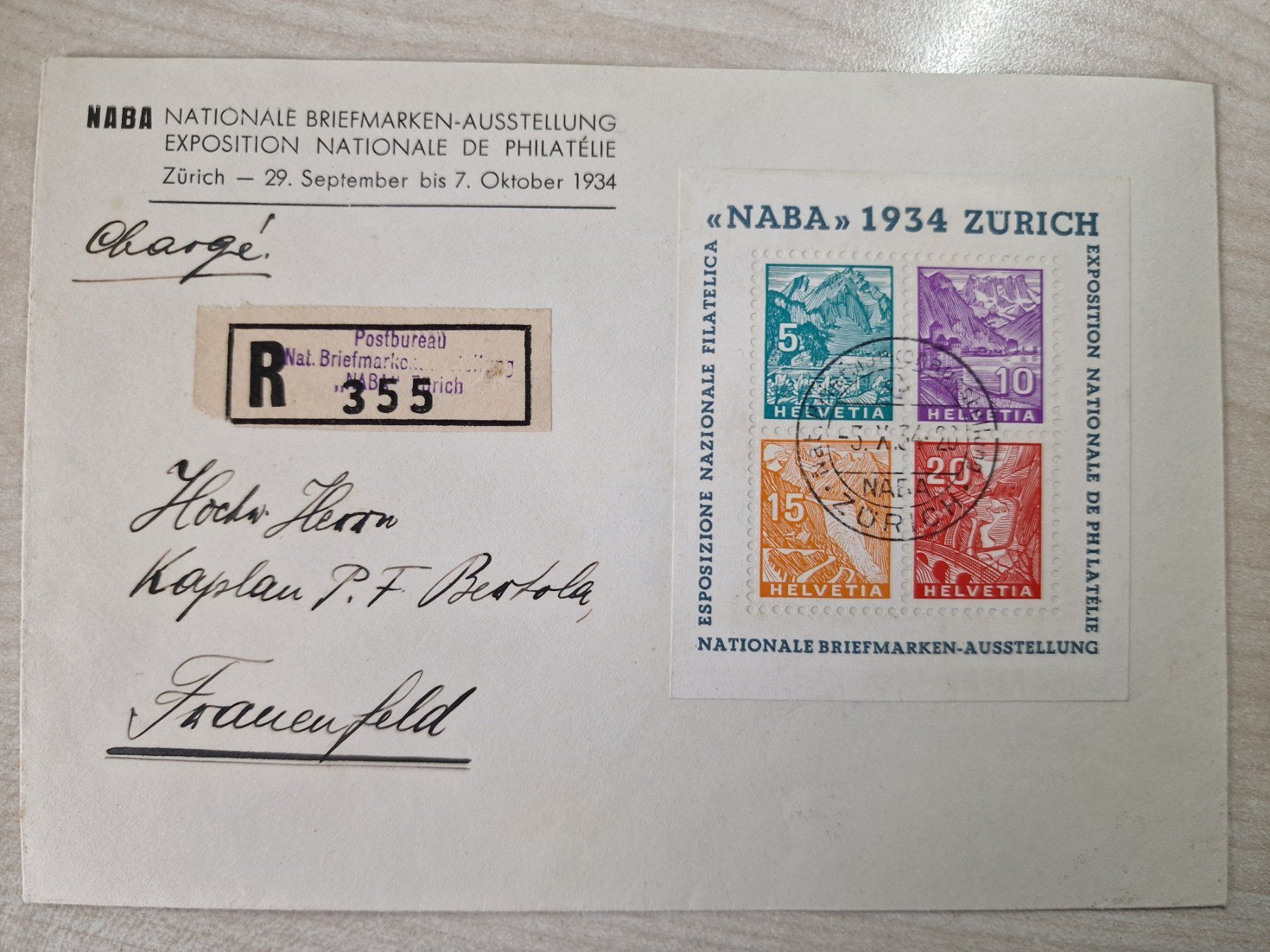 Tutti i francobolli: NABA 1934 – Usato da Uerkheim venduto da phi_x5m7
