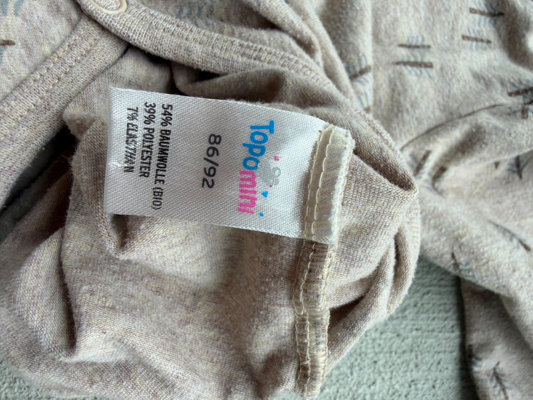 Biancheria intima: Topomini Body, Gr. 86/92, Langarm – Usato da Riehen venduto da edu_92w7 2