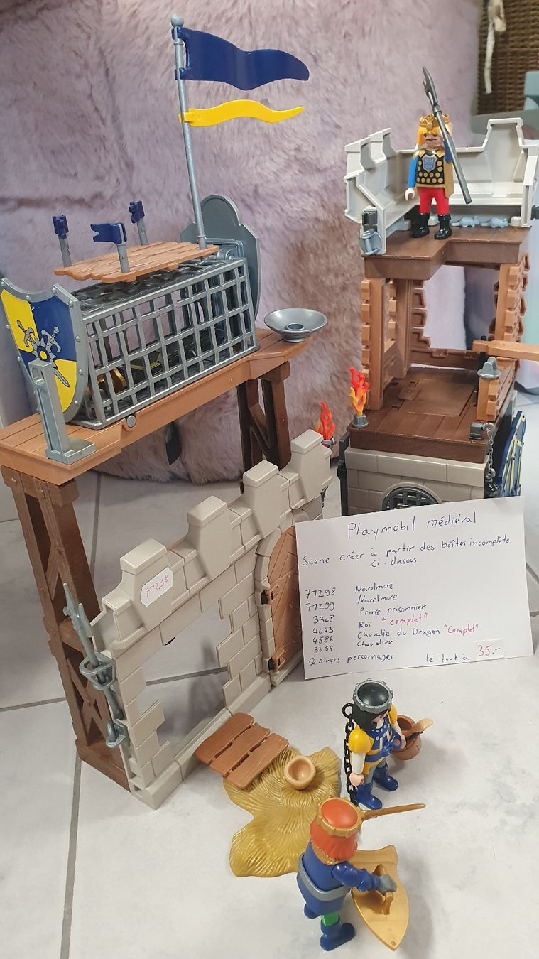Playmobil Spielzeuge: Playmobil Château Fort médiéval - incomplet – Gebraucht aus Boudry von Iqs 2