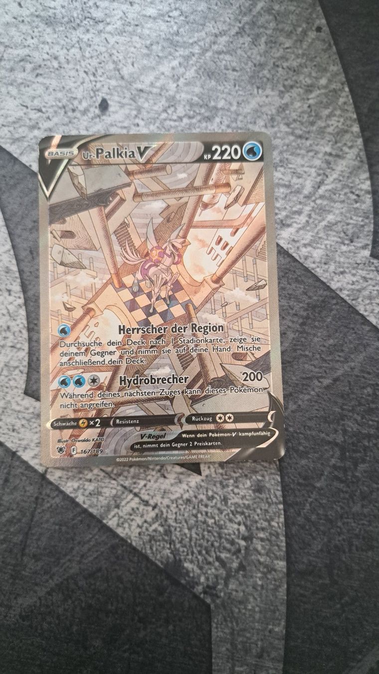 Pokémon Sammelbilder & Trading cards: Ur Palkia V  167/189 – Gebraucht aus Gümligen von sstoll