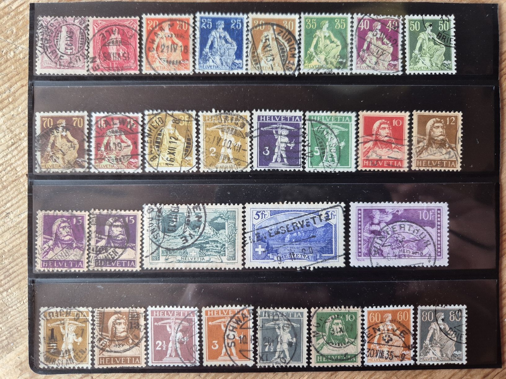 Alle Briefmarken: schönes altschweiz lot – Gebraucht aus Uznach von Fireblade7 1