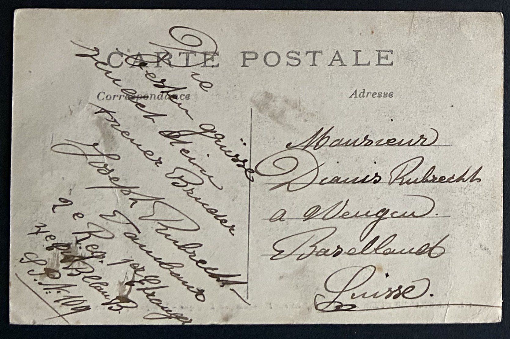 Cartoline postali: 4 AK Karten mit Militär 1. Weltkrieg – Usato da Böckten venduto da Hansi36 1