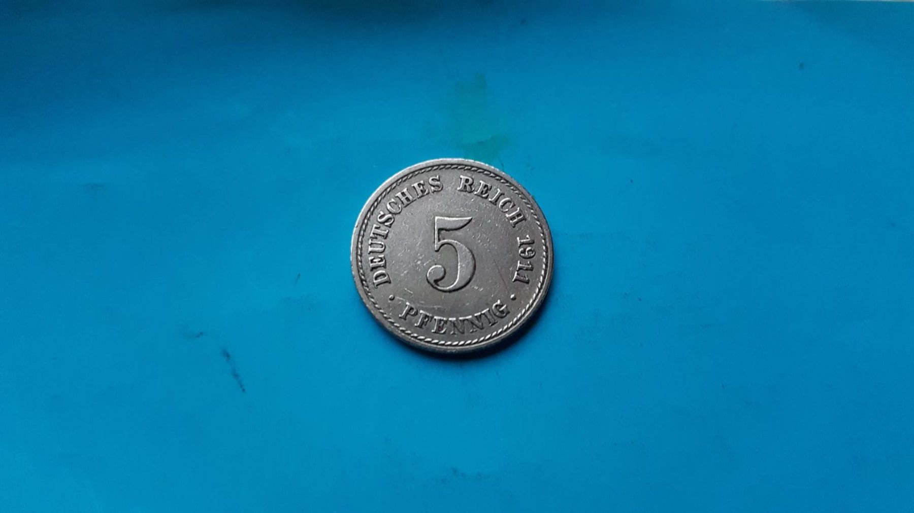 Alle Münzen: 5 Pfennig - Deutsches Reich 1911 A – Gebraucht aus Reinach BL von Dexy62