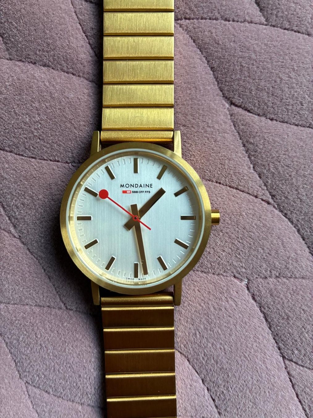 Mondaine Uhren: Mondaine Uhr 36mm – Gebraucht aus Zürich von agn_6l9v