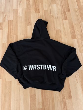 Hoodie WRSTBHVR schwarz Grösse S