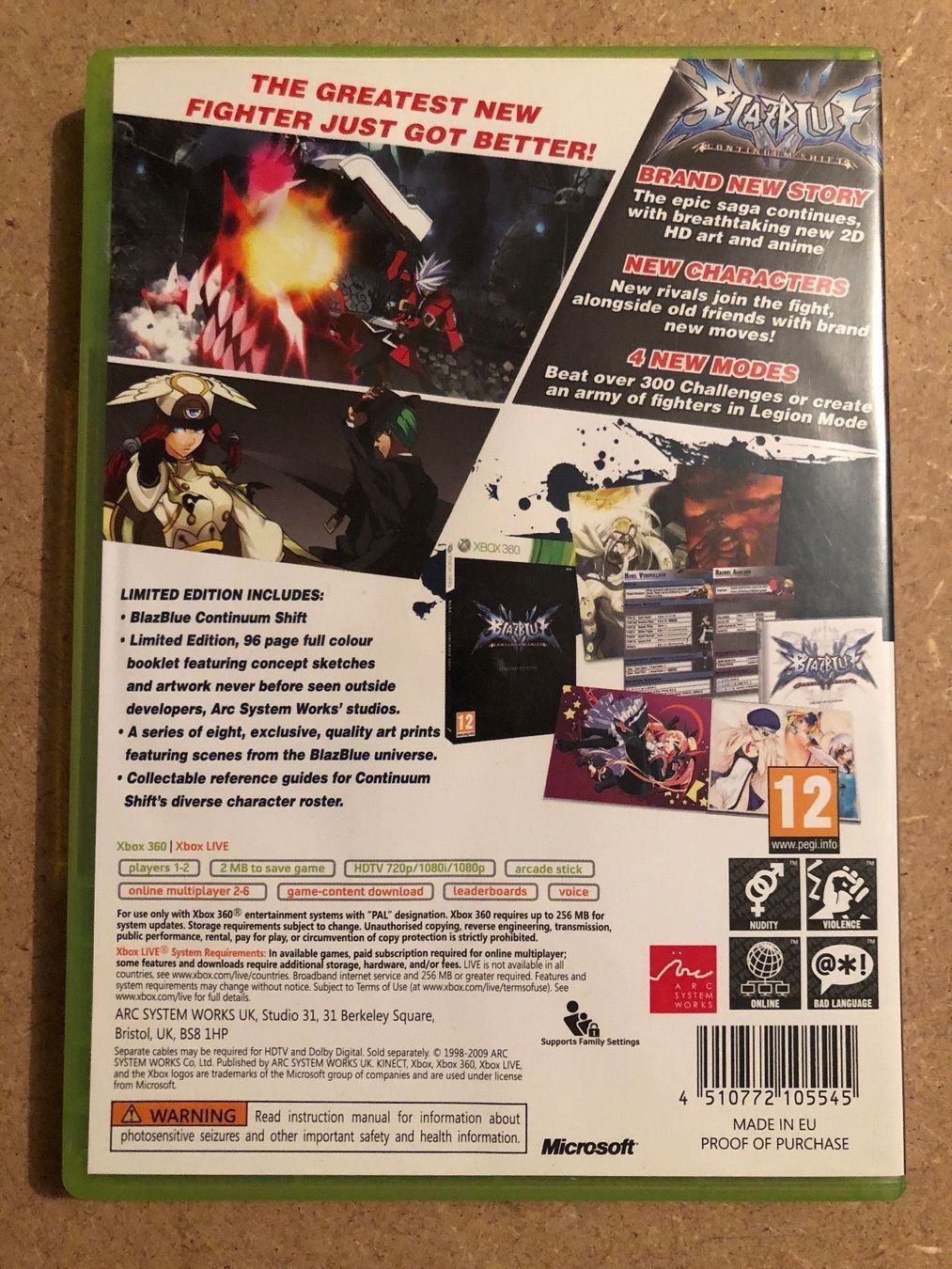 Giochi: Blaz Blue Continuum Shift LE Xbox 360 – Usato da Kestenholz venduto da Mad18 1