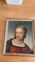 Bild Frau mit Heiligenschein, gerahmt
