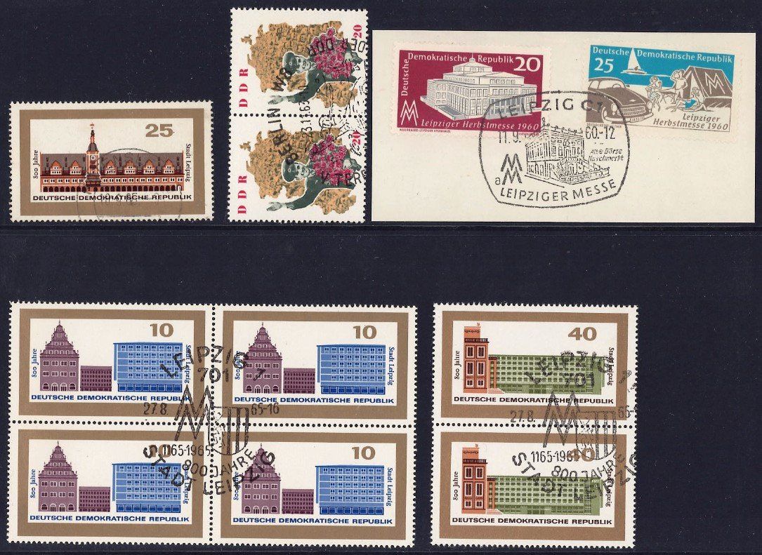 Alle Briefmarken: DDR VB's und Paare – Gebraucht aus Bellach von qsearch 1