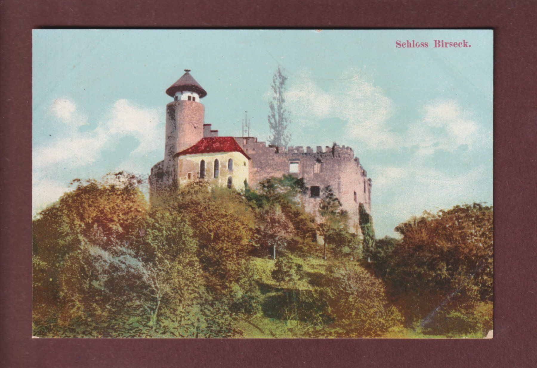 Cartoline postali: Schloss BIRSECK – Usato da Pully venduto da nicecards