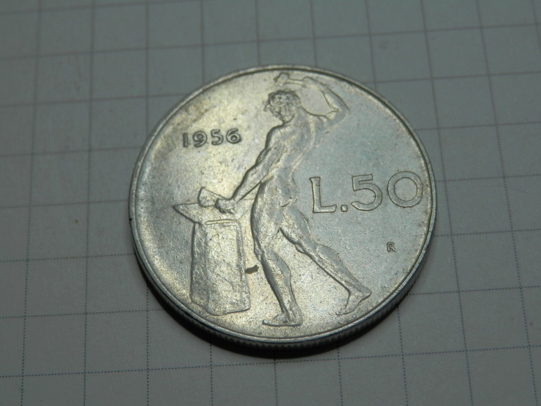 Tutti le monete: Italien 50 Lire, 1956 – Usato da Weiach venduto da weiach81 1