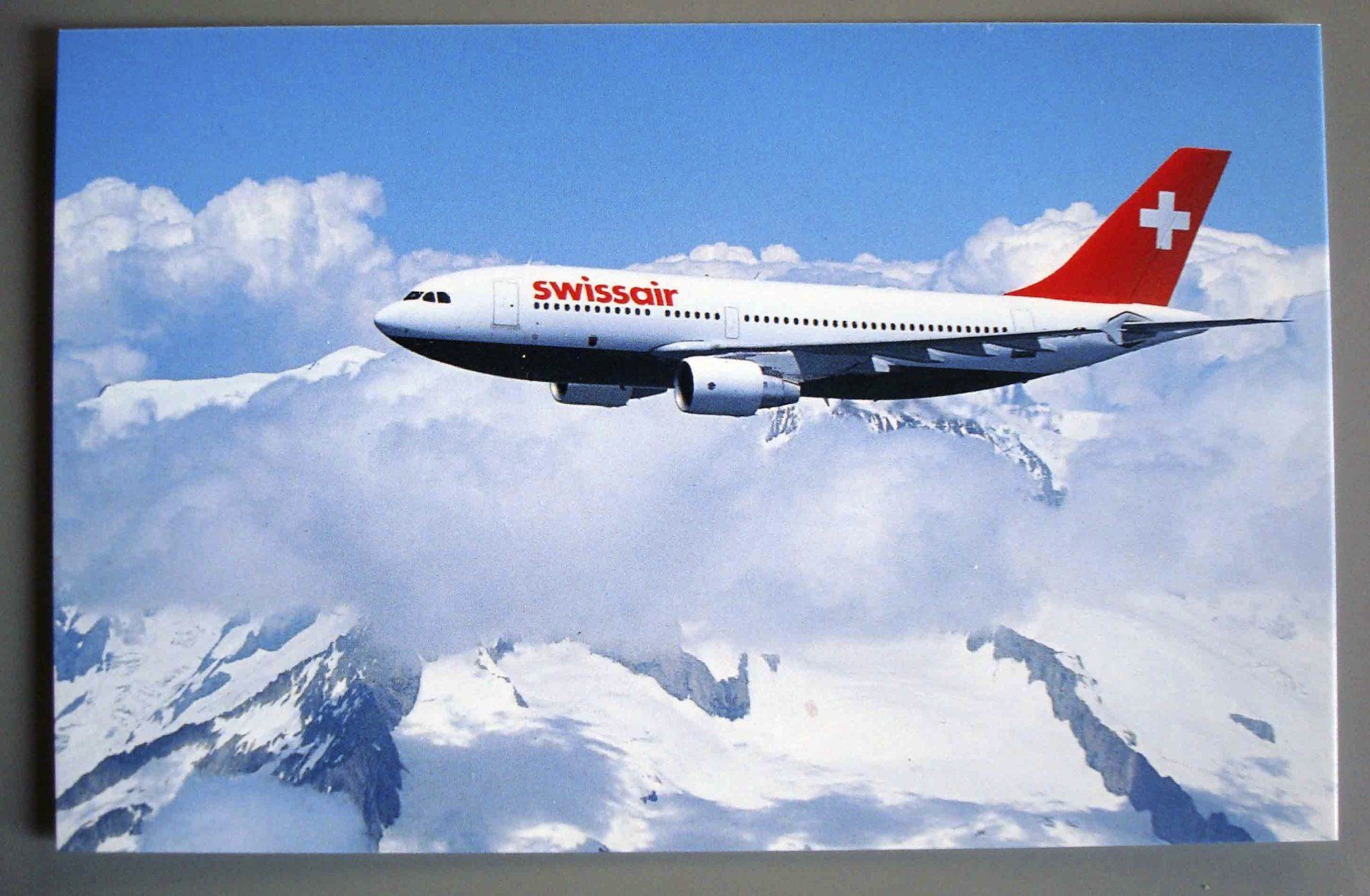 Cartoline postali: Swissair AIRBUS A310 322 Intercontinental – Nuovo (secondo la descrizione) da Goldau venduto da artelier1