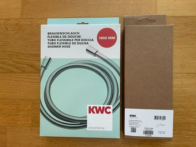 Duschbrausen: Schlauch und Brause KWC – Neu und originalverpackt aus Stäfa von Indi59 1