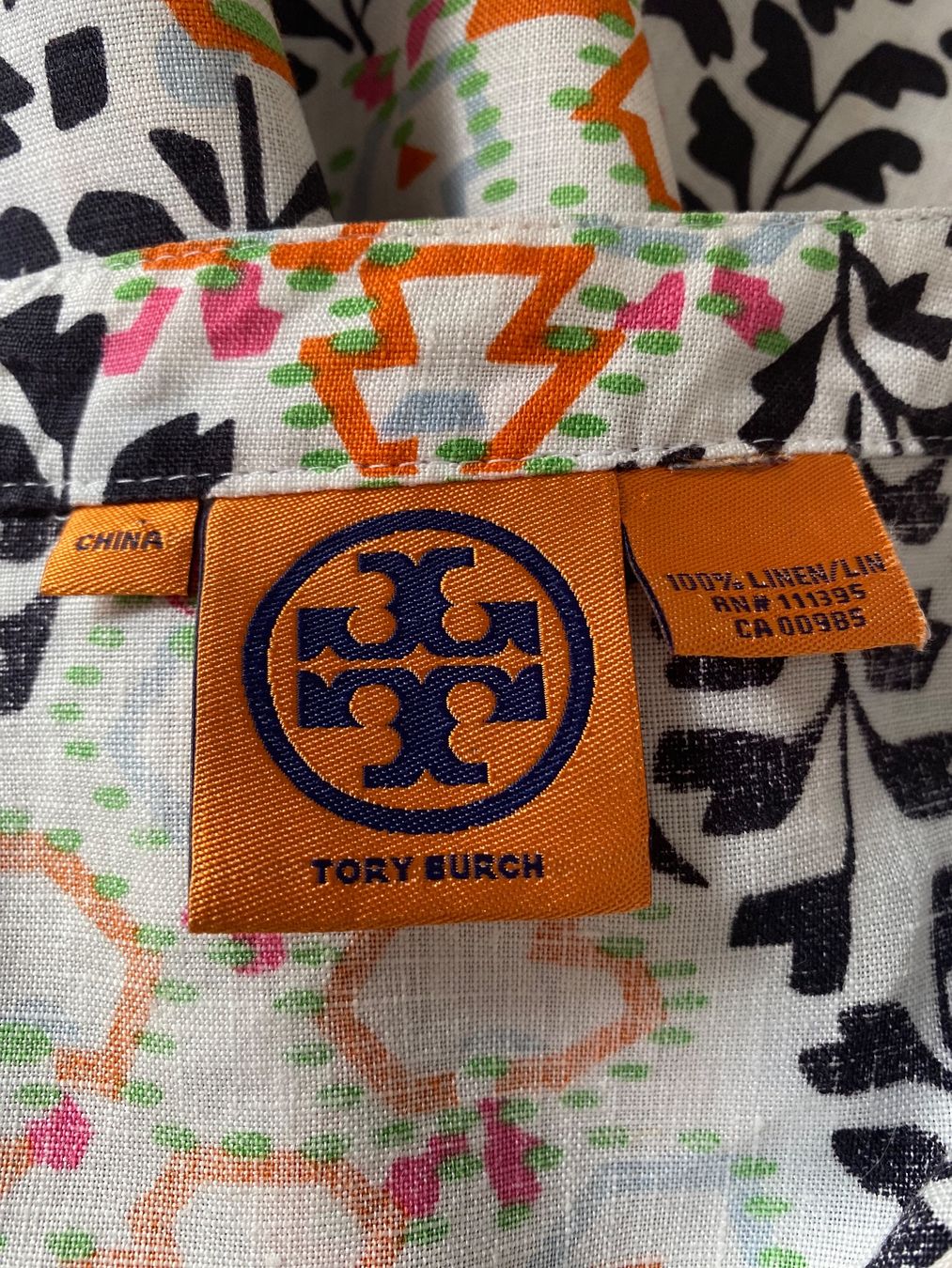 Tory Burch Camicette: Tory Burch Bluse aus Leinen Grösse S – Usato da Oberwil BL venduto da Leni-Mischi 3