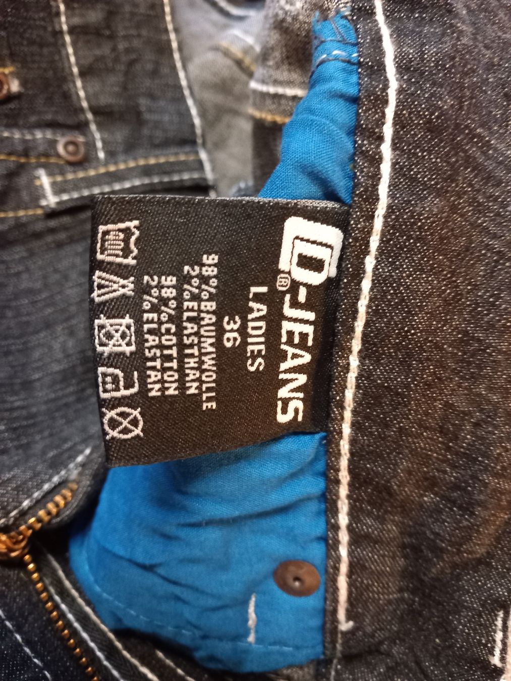 Jeans: Damenjeans "CD" Grösse 36 Fabrikneu – Nuovo e nell'imballaggio originale da Hochwald venduto da motowear-secondhand 6