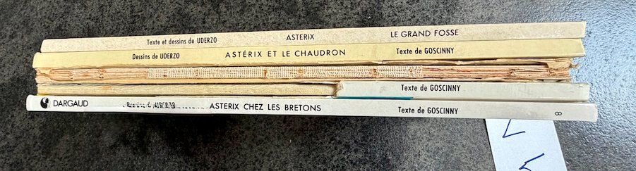Fumetti: BD Lot N° 5  5x ASTERIX. – Usato da Châtillon JU venduto da laoo 5