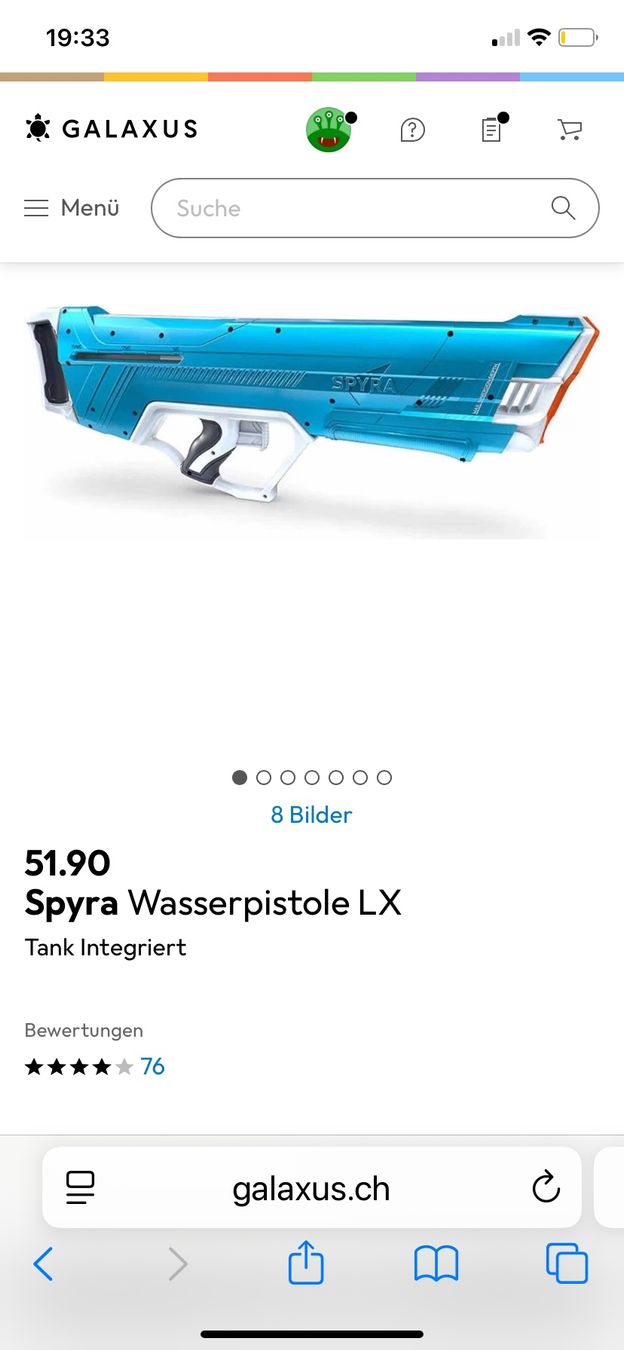 Giocattoli: Spyra, Wasserpistole, NEU – Nuovo e nell'imballaggio originale da Zürich venduto da Pokimoki_1