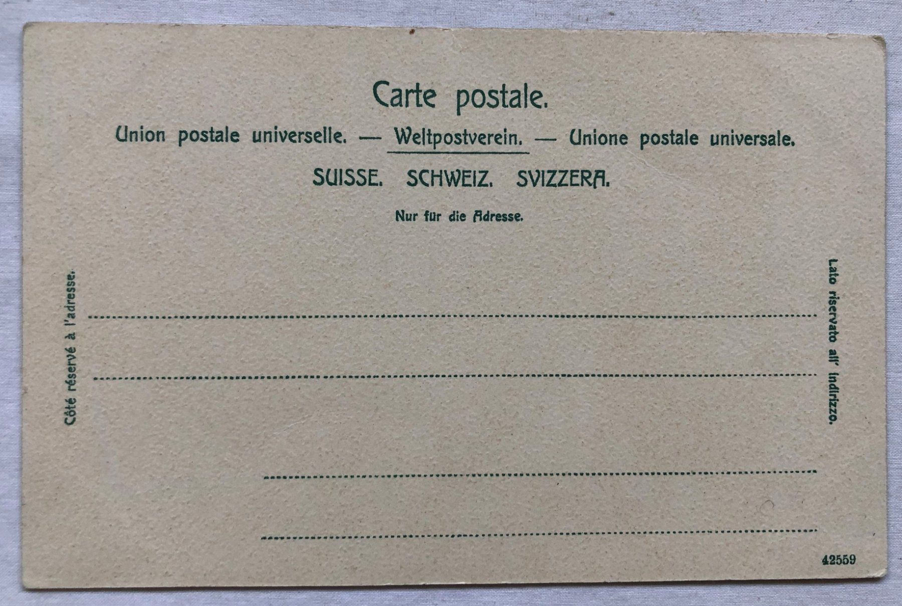 Cartoline postali: Antike Postkarte - "Gotthardbahn" - ungelaufen – Usato da Schaffhausen venduto da durruti 1