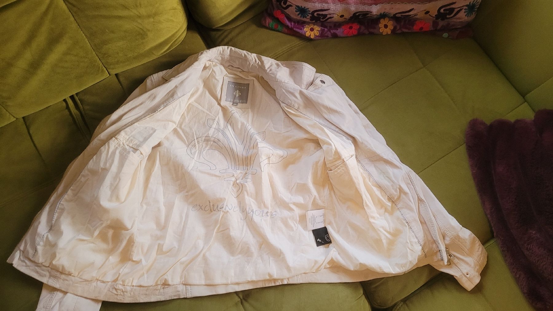 Jacken: In Linea Damen Leder-Jacke, Gr. 38 – Gebraucht aus Schöftland von Aktion56 4