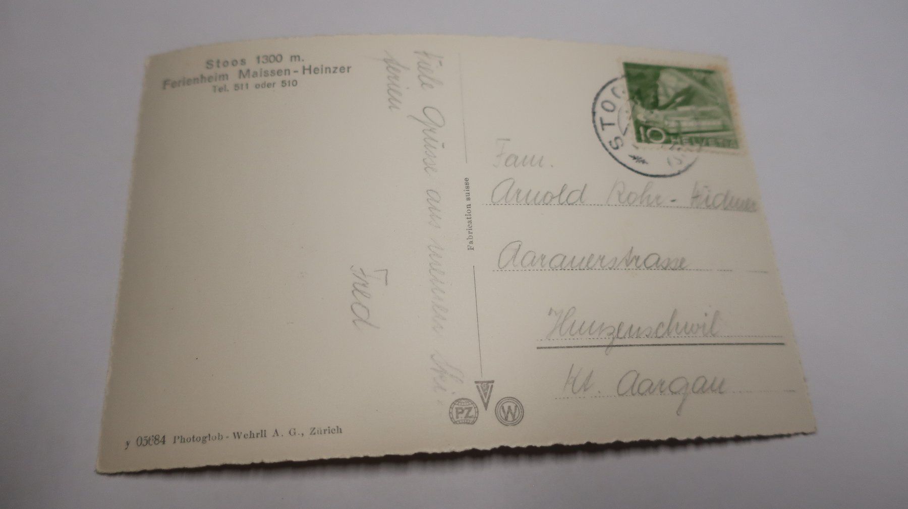 Cartes postales: Stoos Ferienheim Maissen - Heinzer – D'occasion à Cormoret par Pascalll2001 3