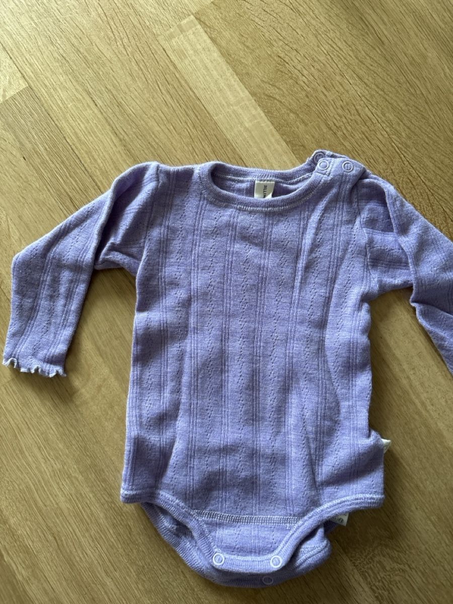 Dilling Biancheria intima: Dilling Merinowolle Body Lila – Usato da Zürich venduto da Evesophie