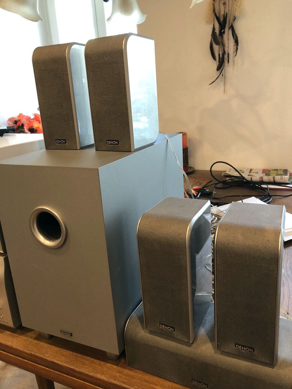Denon Home Cinema: "Denon" Receiver/DVD Player/Boxen+Subwoofer/Beamer – Usato da Ittenthal venduto da Hwaggis 3