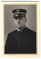 Fotografie schweizer Eisenbahner Adolf D