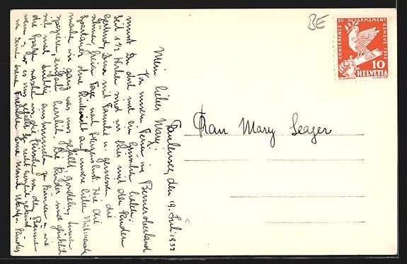 Cartoline postali: AK Faulensee, Ortsansicht mit Niesen – Usato da Berlin venduto da bartko-reher 1