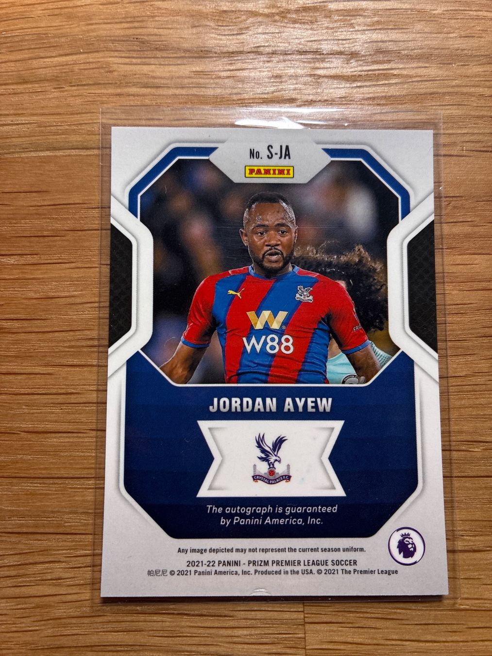 Topps Carte collezionabili: Panini Prizm Jordan Ayew Autogramm – Usato da Wangenried venduto da Garagara 1