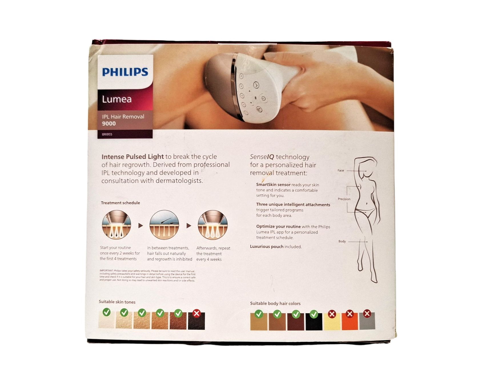 Philips Epilatori: PHILIPS Lumea IPL 9000 Haarentfernungsgerät – Nuovo (secondo la descrizione) da Wil SG venduto da Restwert_Wil 5