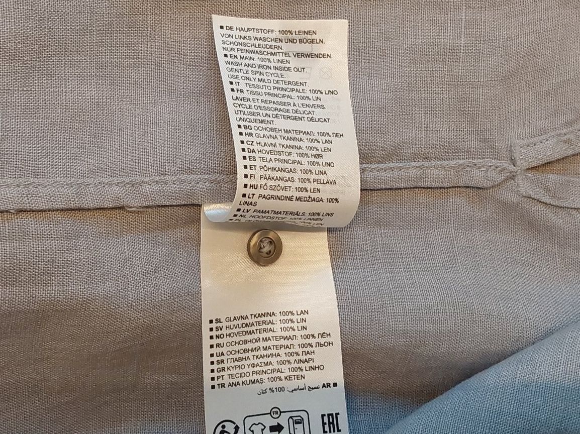 Marc O'Polo Camicette: Bluse Leinen Marc O'Polo 38 grau – Usato da Köniz venduto da scopello12 6