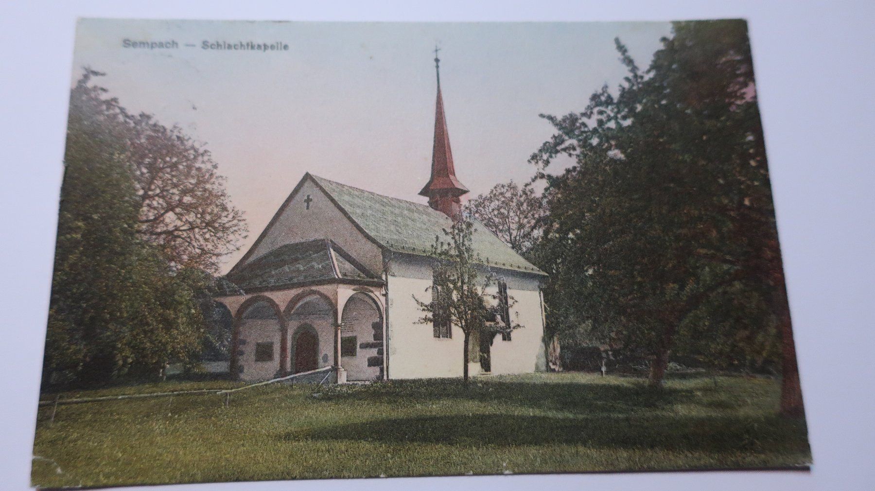 Cartoline postali: Sempach - Schlachtkapelle 1911 – Usato da Cormoret venduto da Pascalll2001 1