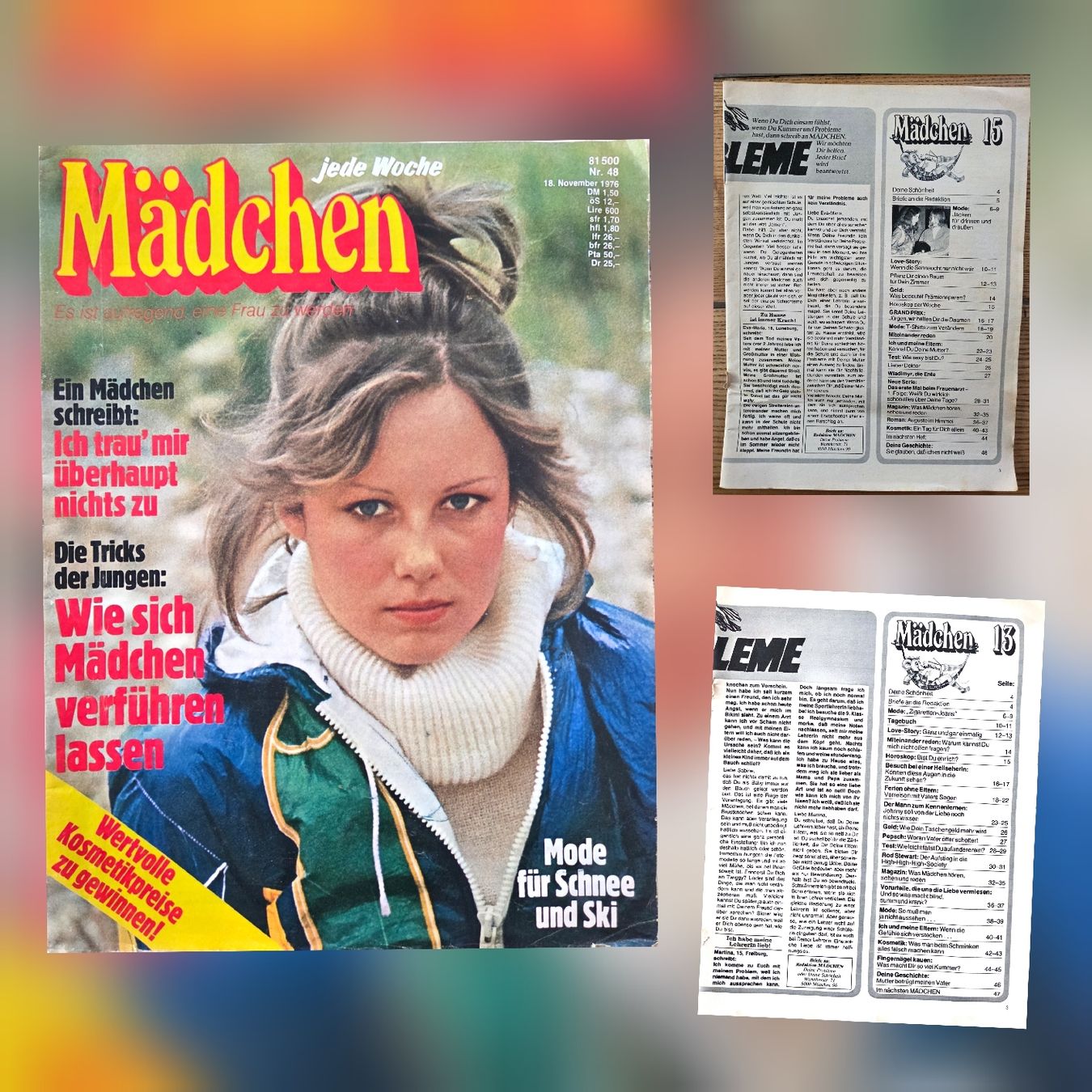 Riviste & Magazine: Mädchen Magazine 1976 – Usato da Däniken SO venduto da sugar-honey-pie 7