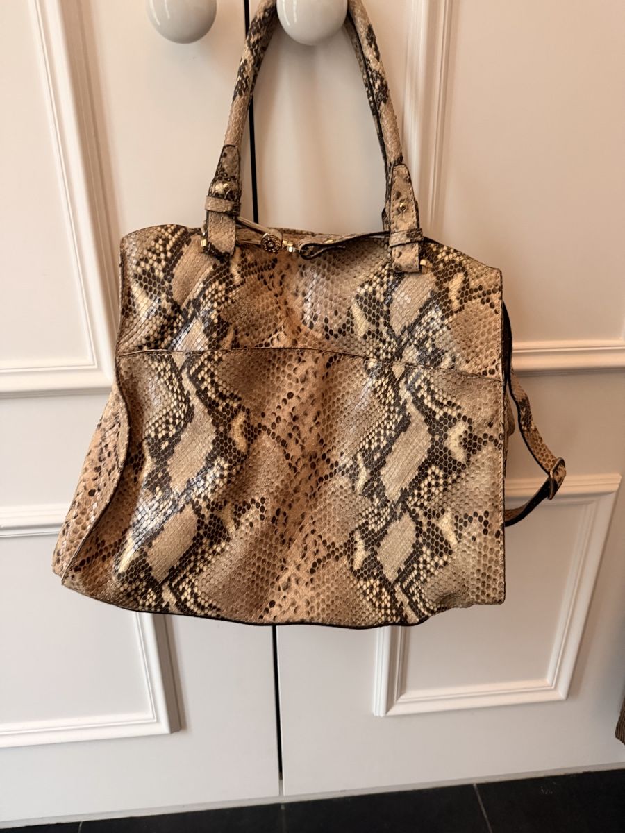 Taschen für Damen: Handtasche Schlangenoptik beige braun – Neu (gemäss Beschreibung) aus Schaffhausen von bet_5znm 2