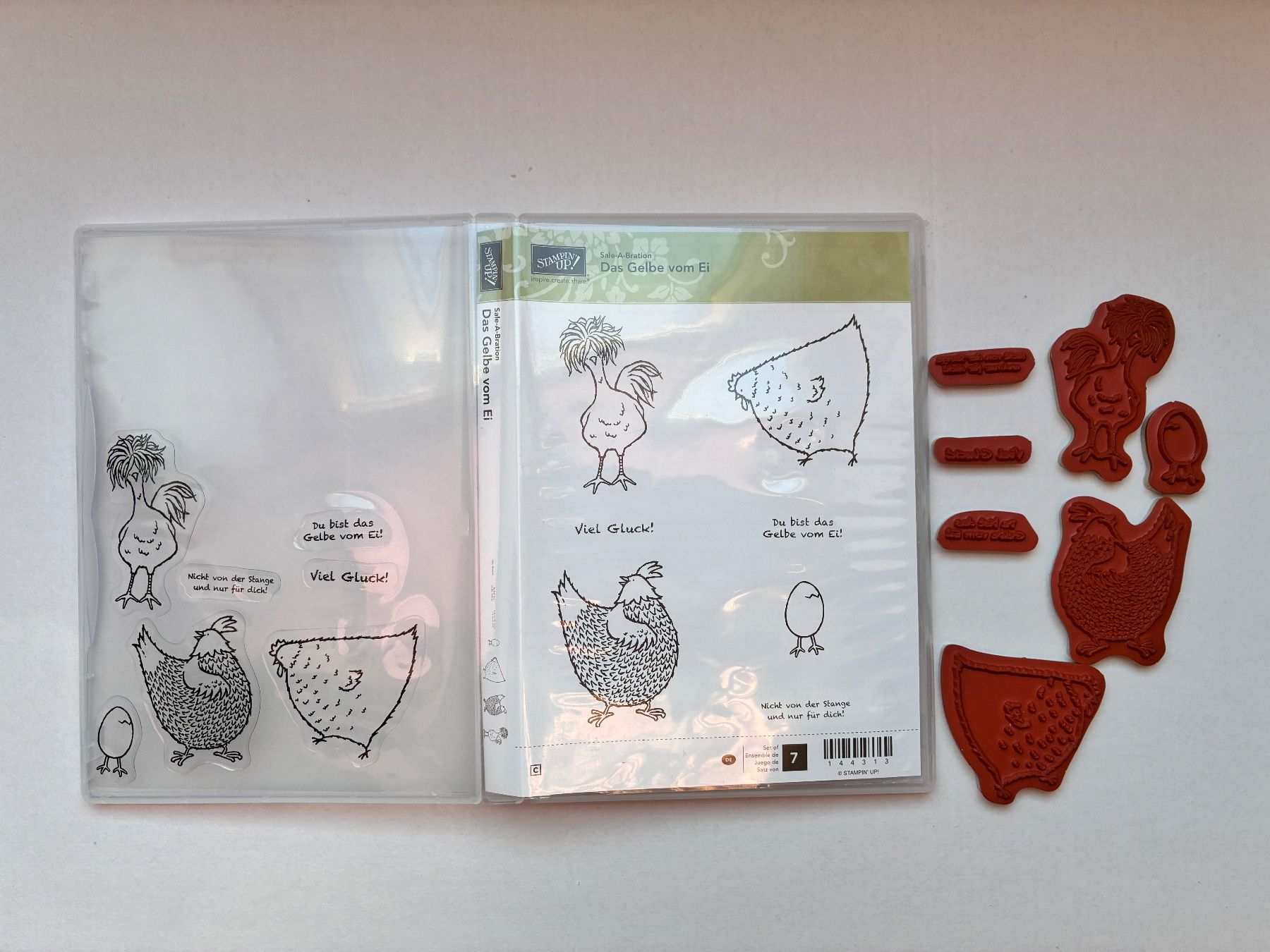 Stampin' up! Stempel: Stampin' Up! Stempelset "Das Gelbe vom Ei" – Gebraucht aus Glattfelden von Qwerasdf