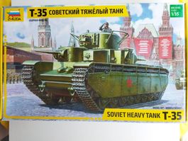 Schwerer Panzer T-35 der roten Armée Bausatz von Zvezda 1/35