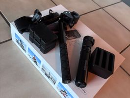Insta360 X4 Motorcycle Kit gebraucht und Extra Zubehör