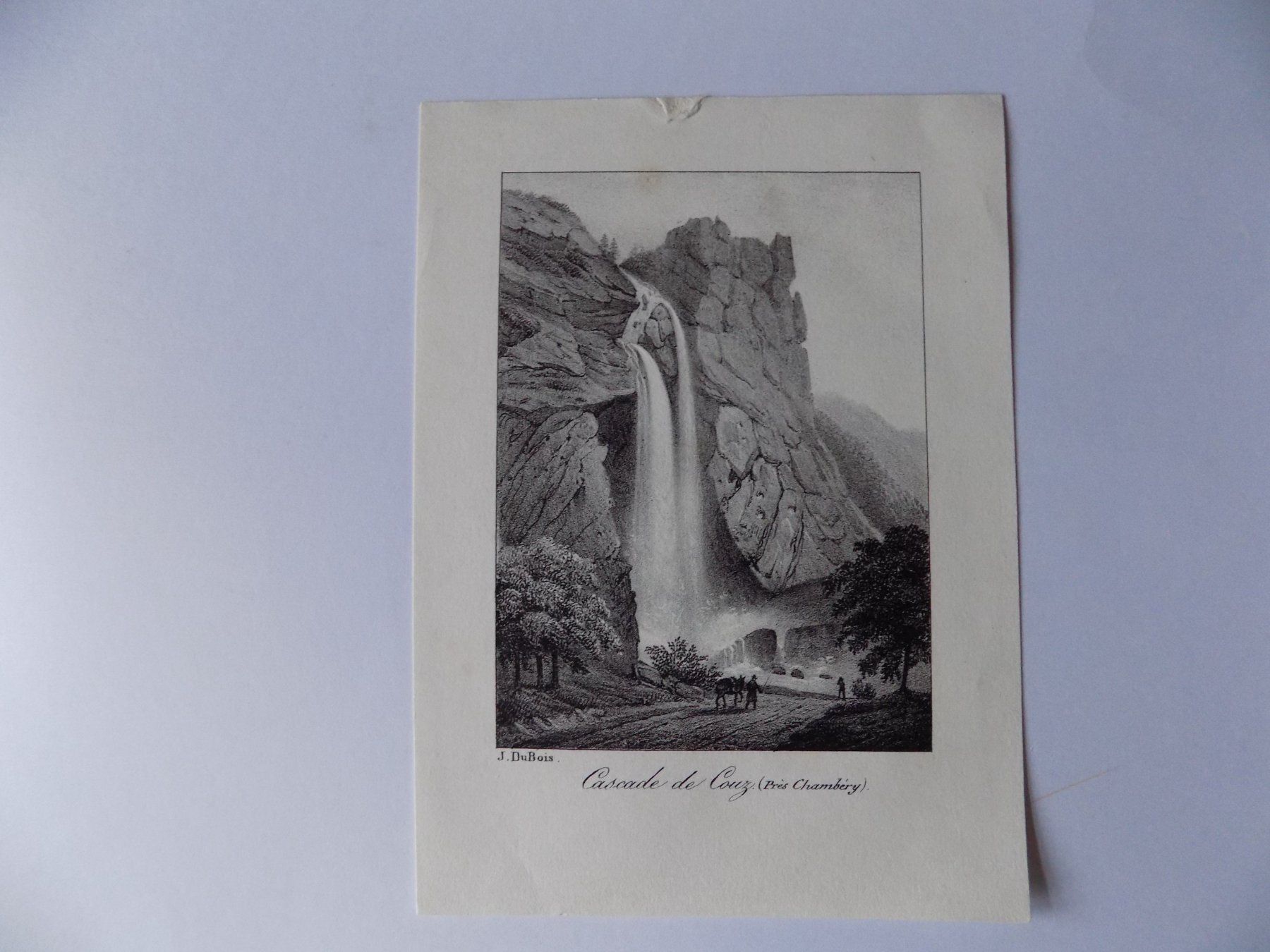 Stiche: Cascade de Cuoz Chambery von Dubios – Gebraucht aus Risch von Antikfee 6