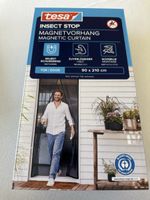 Tesa Magnetvorhang 90x210cm anthrazit neu