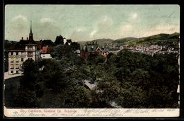 AK St. Gallen, Institut Dr. Schmidt und Stadt aus der Vogels