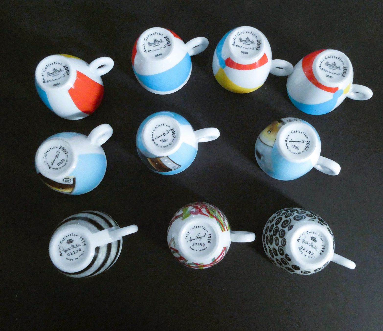 Amici Tazze: AMICI COLLECTION  ESPRESSOTASSEN DIVERS 1O STK. MIT U TELLER – Usato da Ostermundigen venduto da Finnflower 2