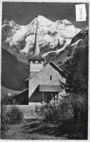 Kandersteg - Kath. Kirche und Blümlisalp