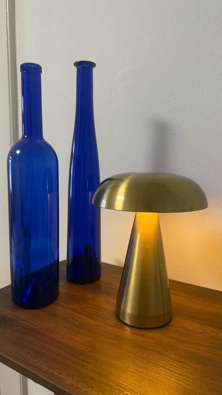 Lampade: Goldene Metall-Lampe mit Touch-Funktion – Nuovo (secondo la descrizione) da Zürich venduto da dus_gln9 2