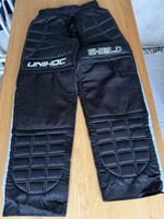 Unihockey Torhüterhose schwarz gepolstert