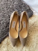 Jimmy Choo Romy Suede Pumps Taupe 37